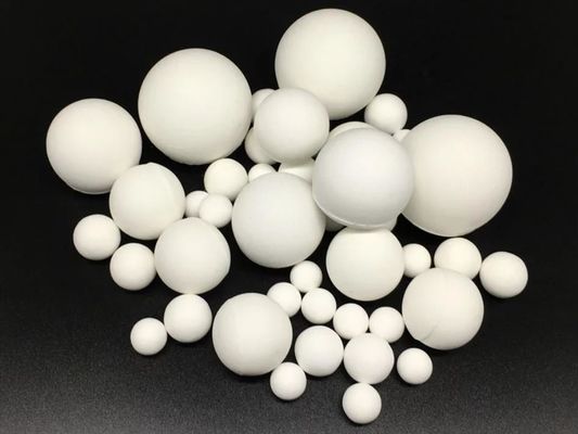 Bola de pulido del alúmina Al2O3 del 92% del alúmina inerte de las bolas como el material de apoyo
