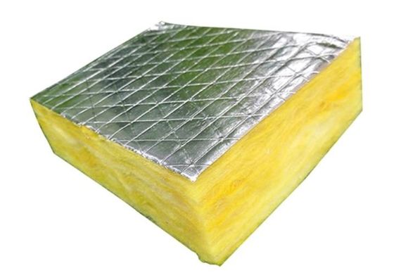 El papel de aluminio hizo frente a la construcción no tóxica de cristal de la manta de las lanas acústica