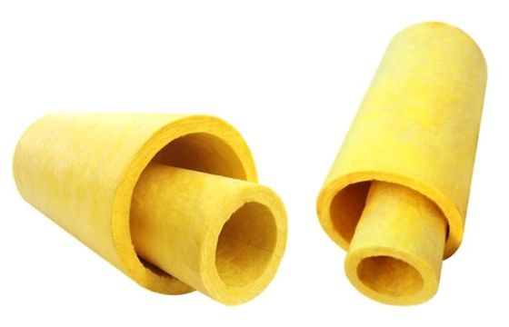 Las lanas de cristal amarillas de fibra sentían/el peso ligero del papel de aluminio de las lanas de cristal