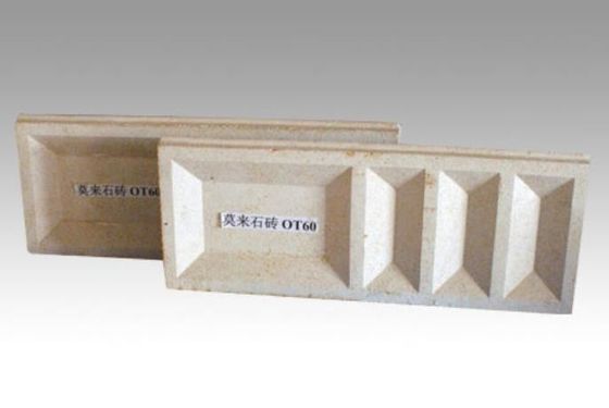 Ladrillos fundidos de la mullita del molde para las industrias del producto petroquímico y del material de construcción