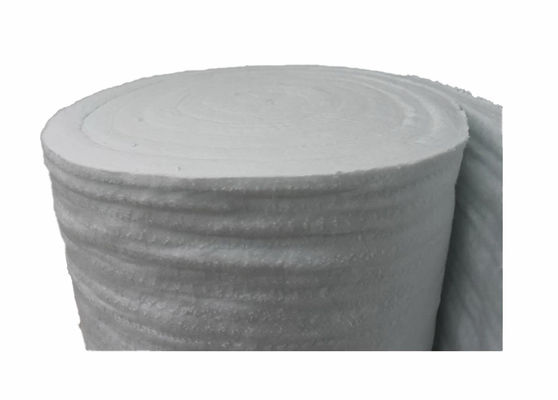 Manta de aislamiento térmico industrial resistente terma de la fibra de cerámica del aislamiento 128kg/M3